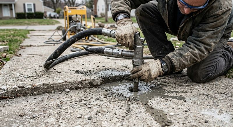 Residential Sidewalk Repair Service