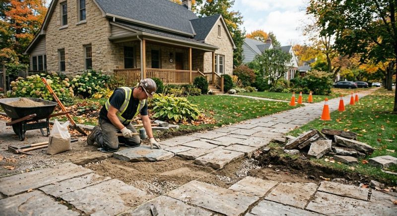 Residential Sidewalk Repair Service